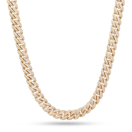 12mm Diamond Miami Cuban Link Chain