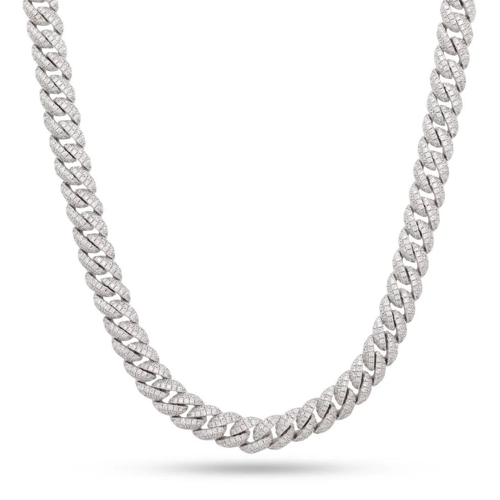 12mm Diamond Miami Cuban Link Chain