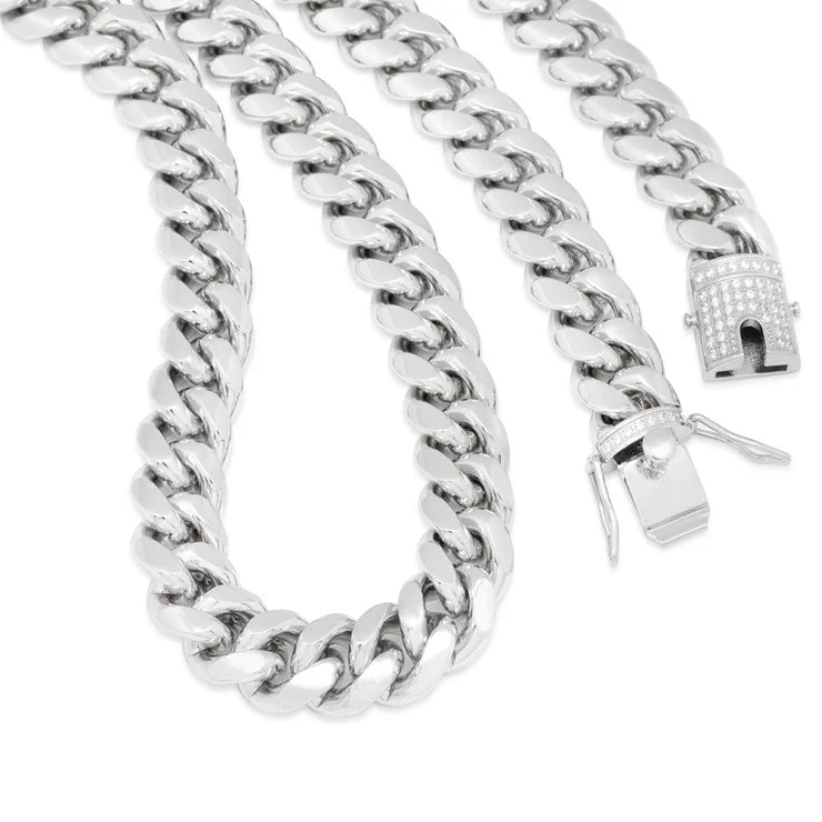 15mm Miami Cuban Link Chain