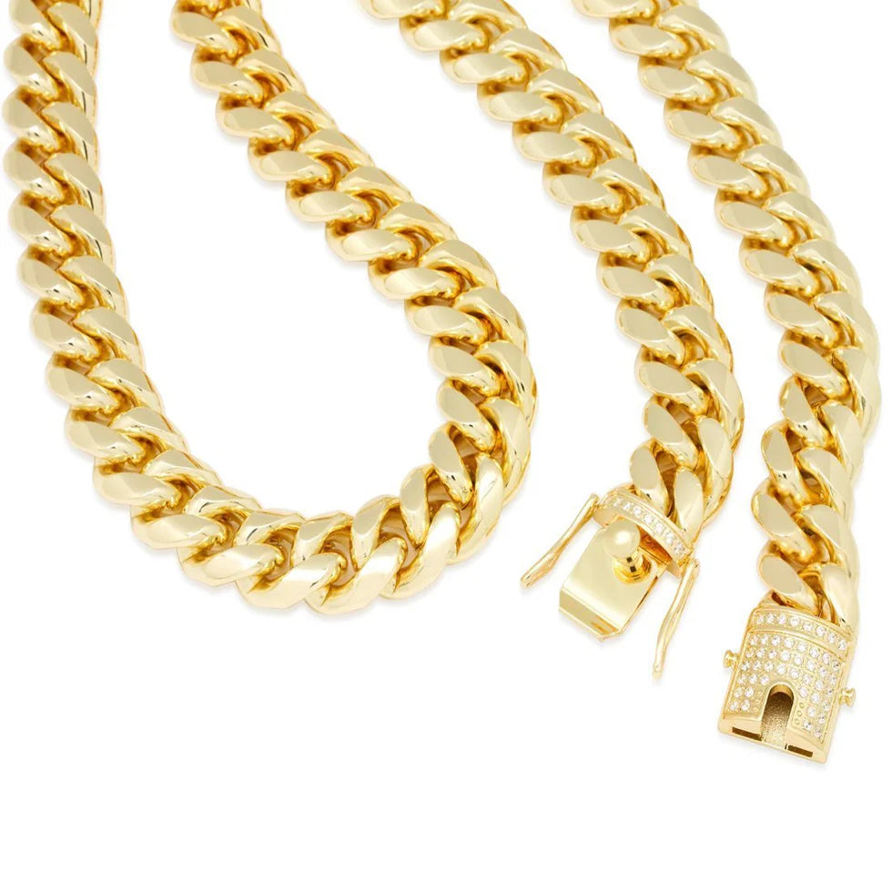 15mm Miami Cuban Link Chain