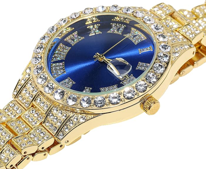 Gold Philippine Watch - Blue Dial