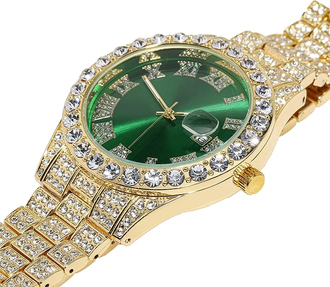 Gold Philippine Watch - Green Dial