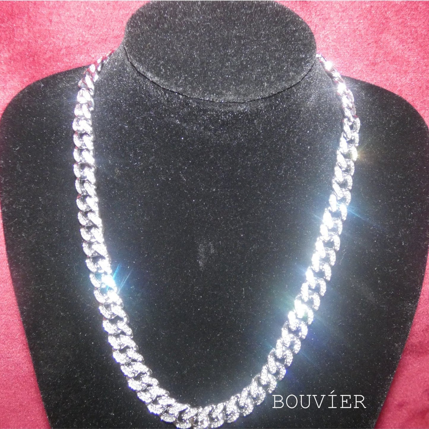 12mm Diamond Miami Cuban Link Chain