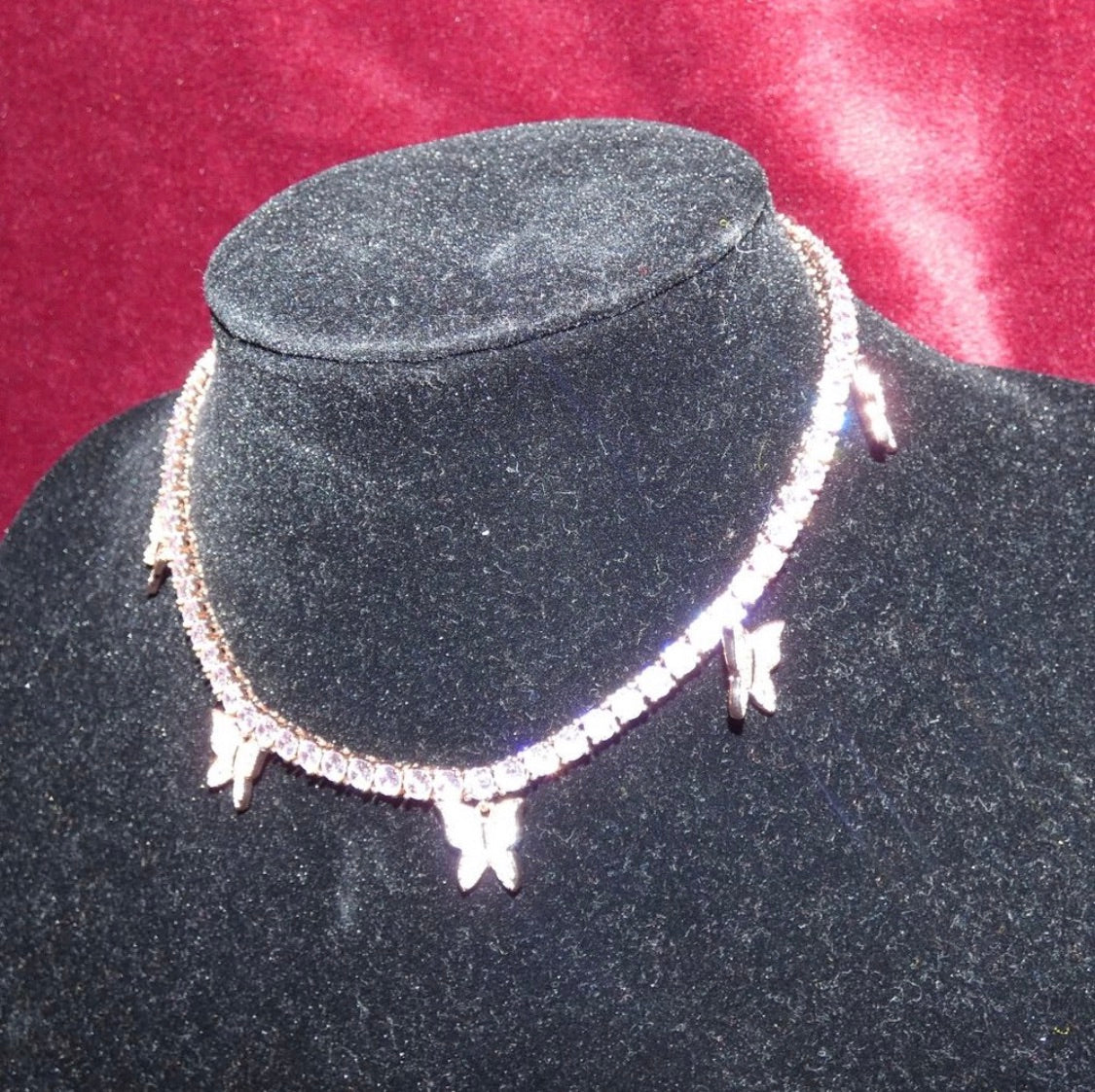 Butterfly Choker Tennis Chain